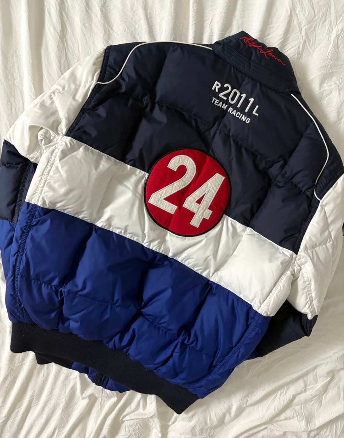 폴로 빅포니 레이싱 자켓패딩 L 상품이미지2