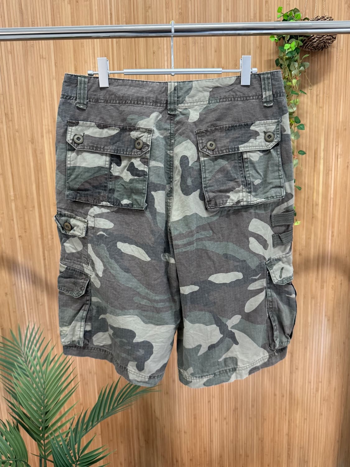 빈티지 카모 카고 반바지 상품이미지6