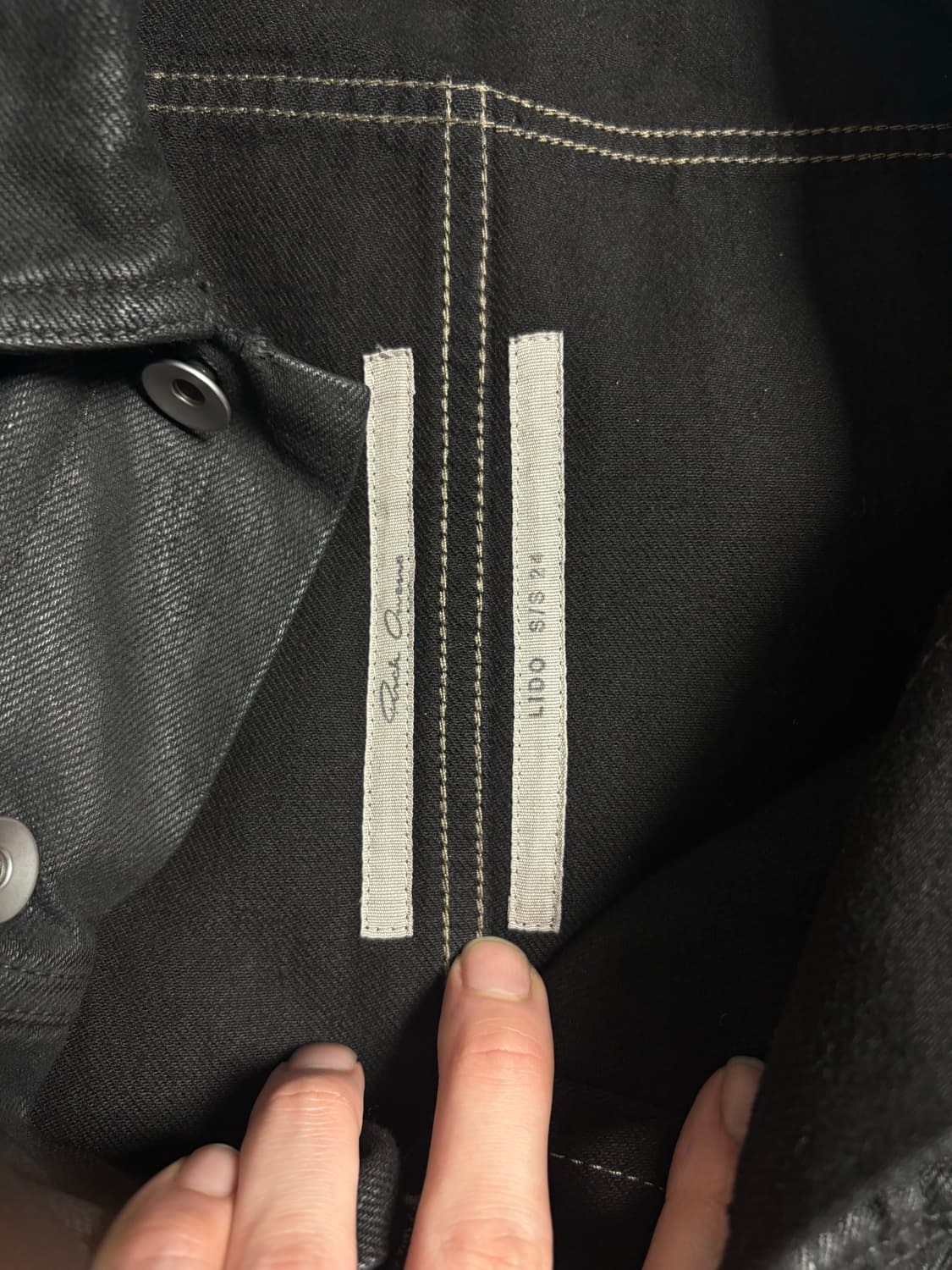 릭오웬스 24ss 리도 데님 워크자켓 50 상품이미지4