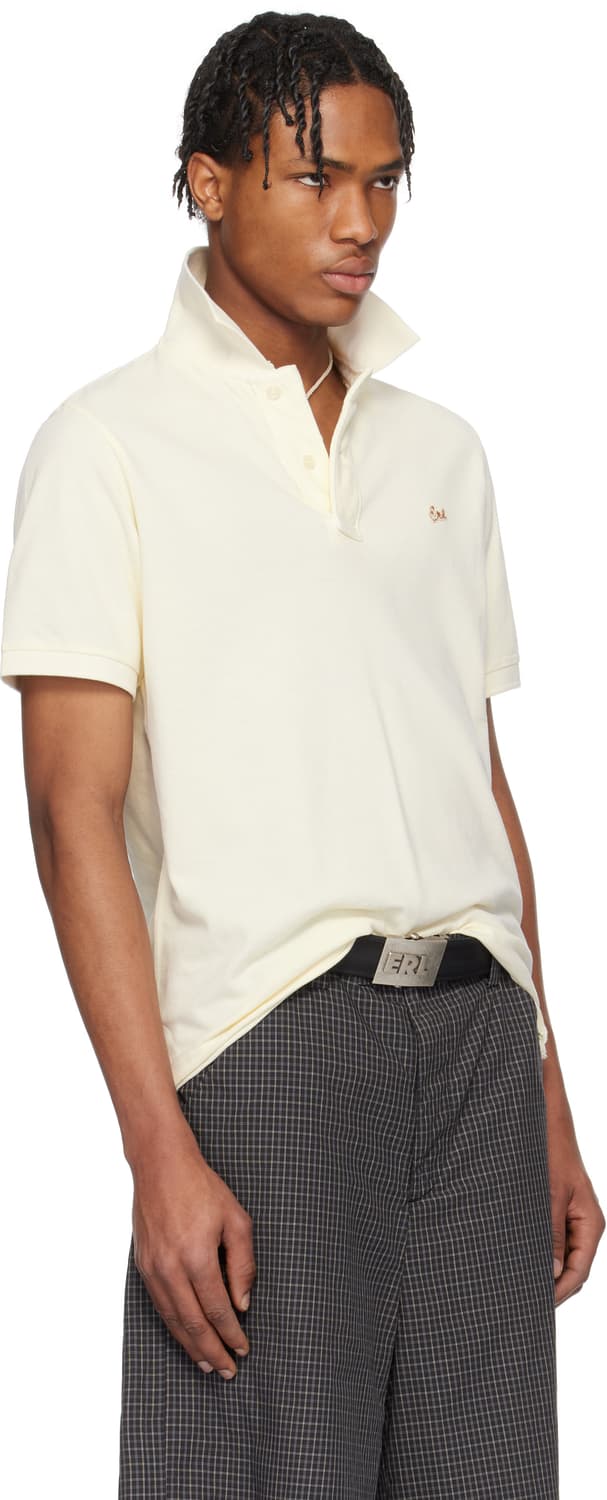 [S]이알엘 ERL 폴로 셔츠/화이트 상품이미지2