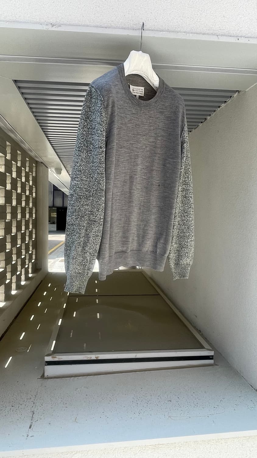[MAISON MARGIELA]Bi-Material Knit (Grey) 상품이미지10