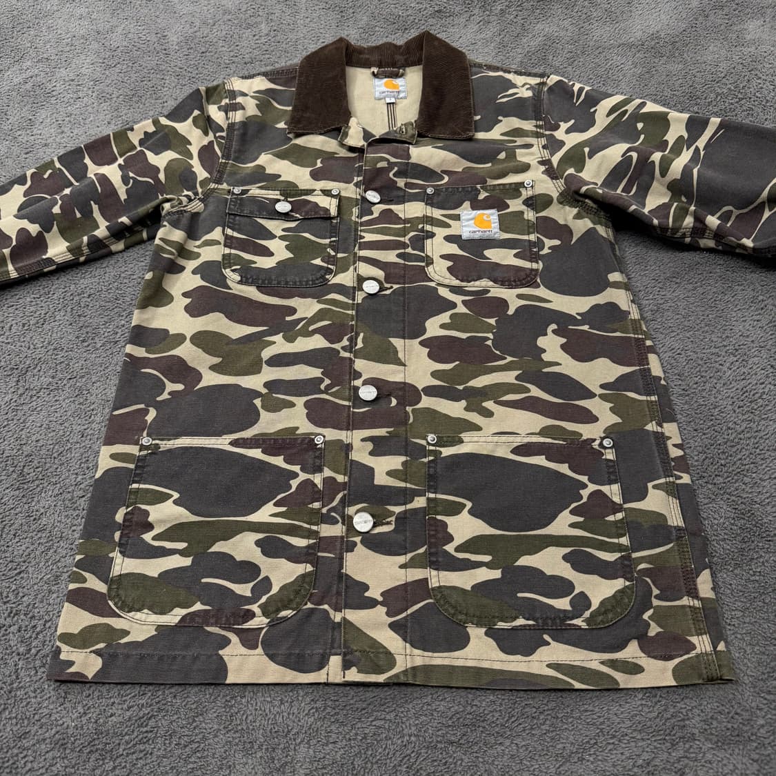 [ 정품/S ] 칼하트 카모 미시건 워크 초어 자켓 상품이미지3