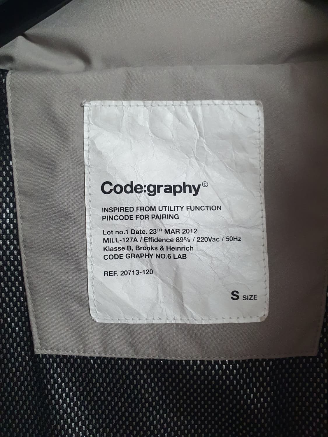 택포가 코드그라피 패딩 유틸리티 덕다운 숏패딩 S 상품이미지7