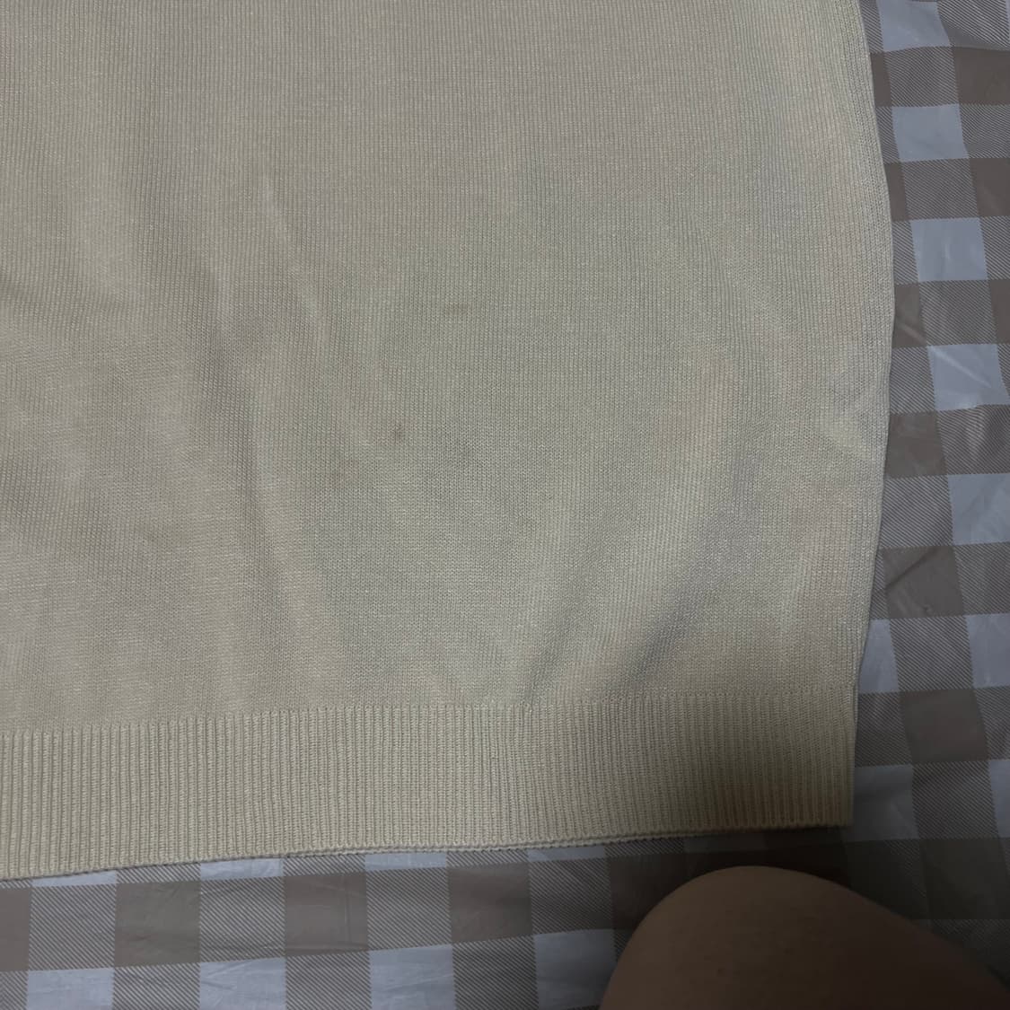 드로우핏 아이보리 반집업 반팔 L 반팔티 화이트 라지 공용 상품이미지3