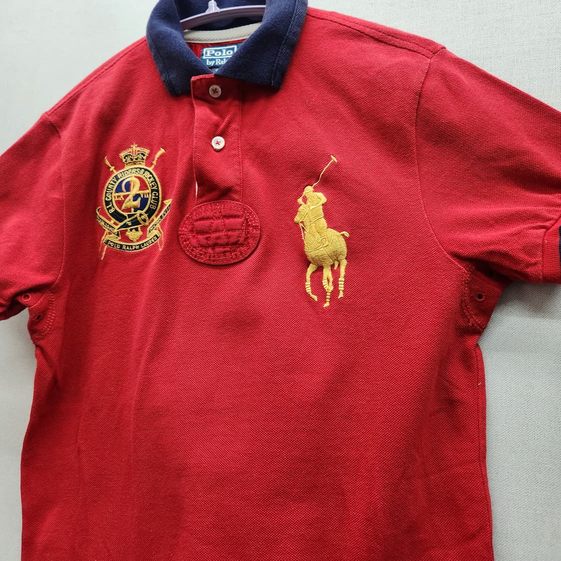 폴로랄프로렌 금장로고 반팔카라 S(S) 상품이미지3