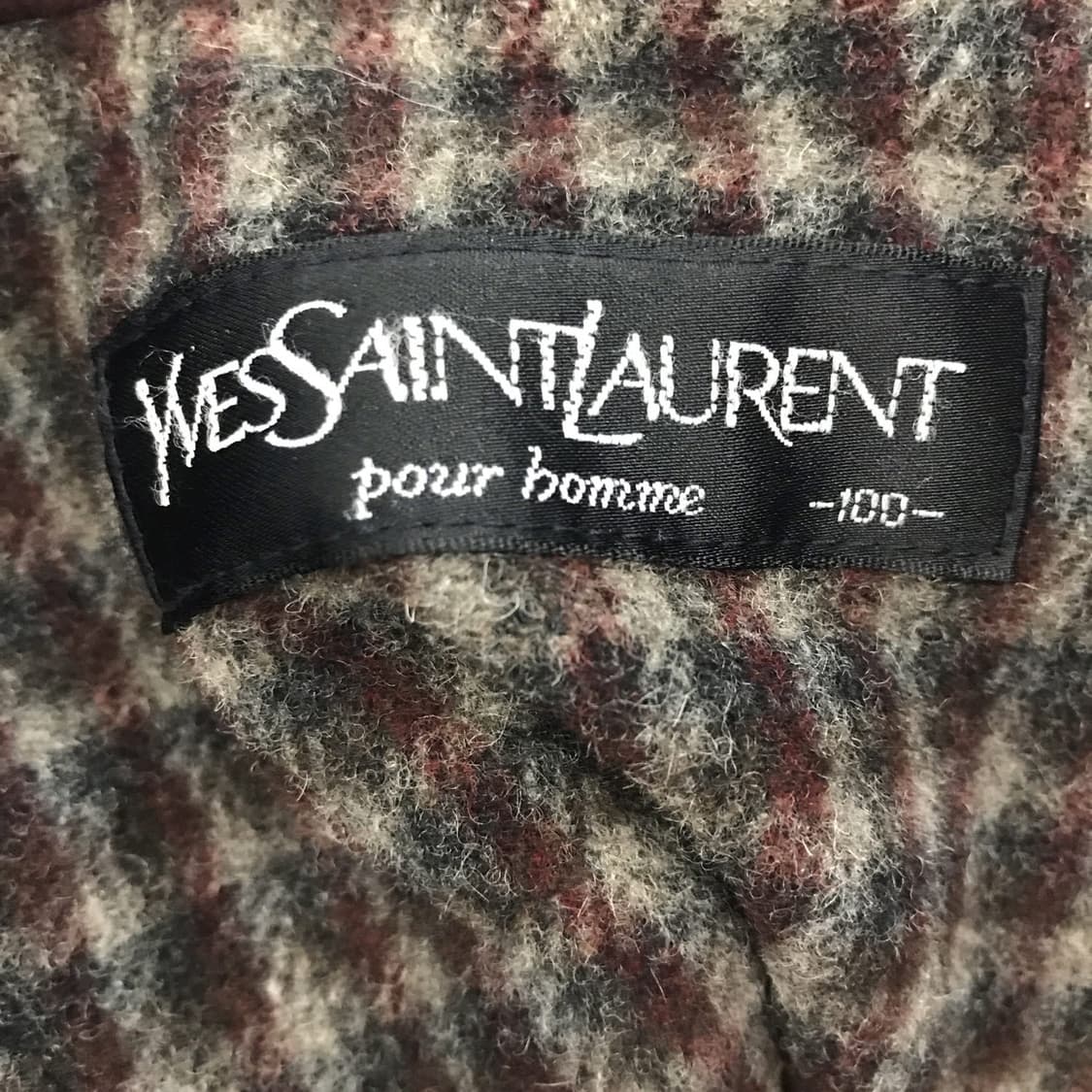 입생로랑 YSL 아카이브 모직블루종 [100] 상품이미지5