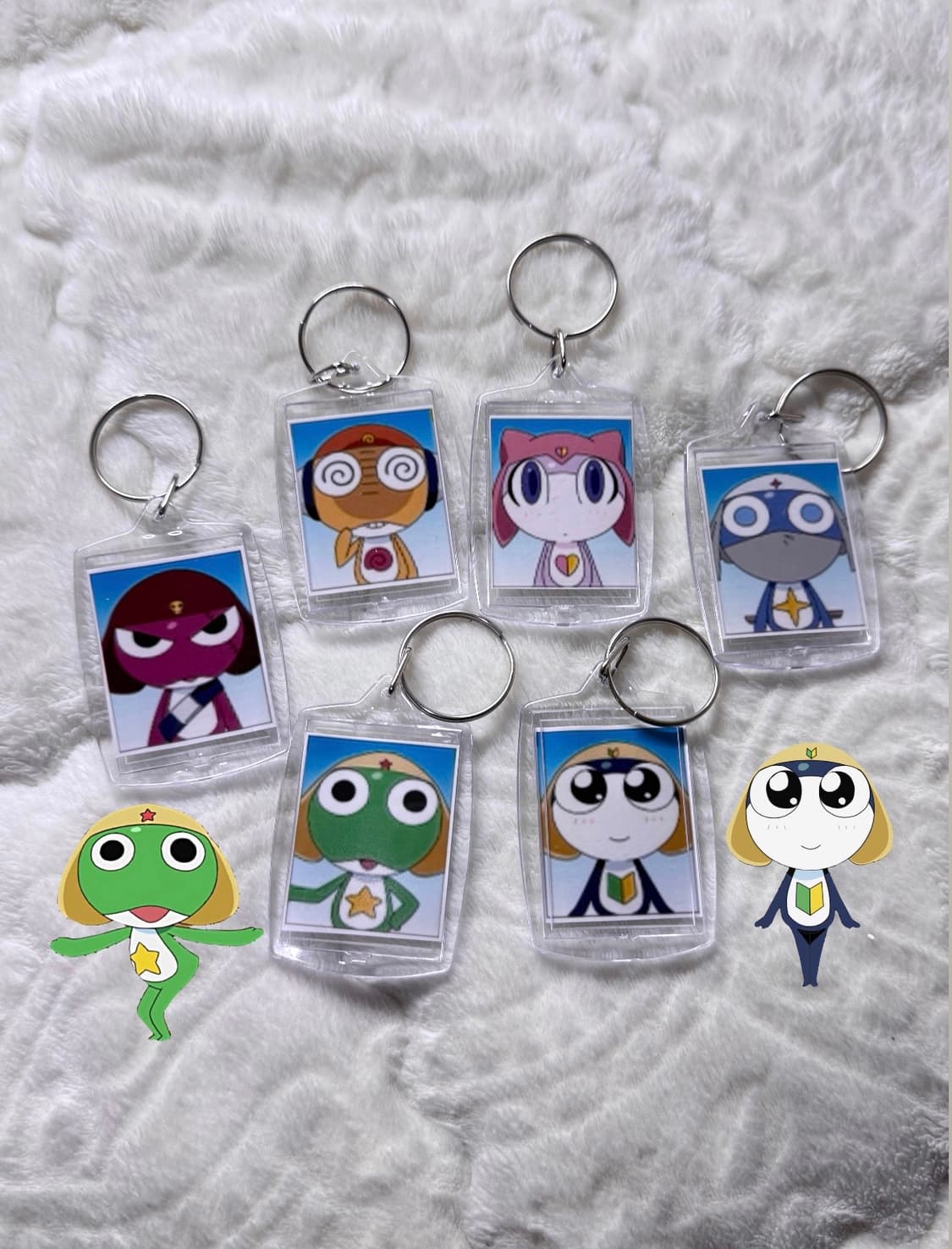 개구리 중사 케로로 증명사진 키링 상품이미지1