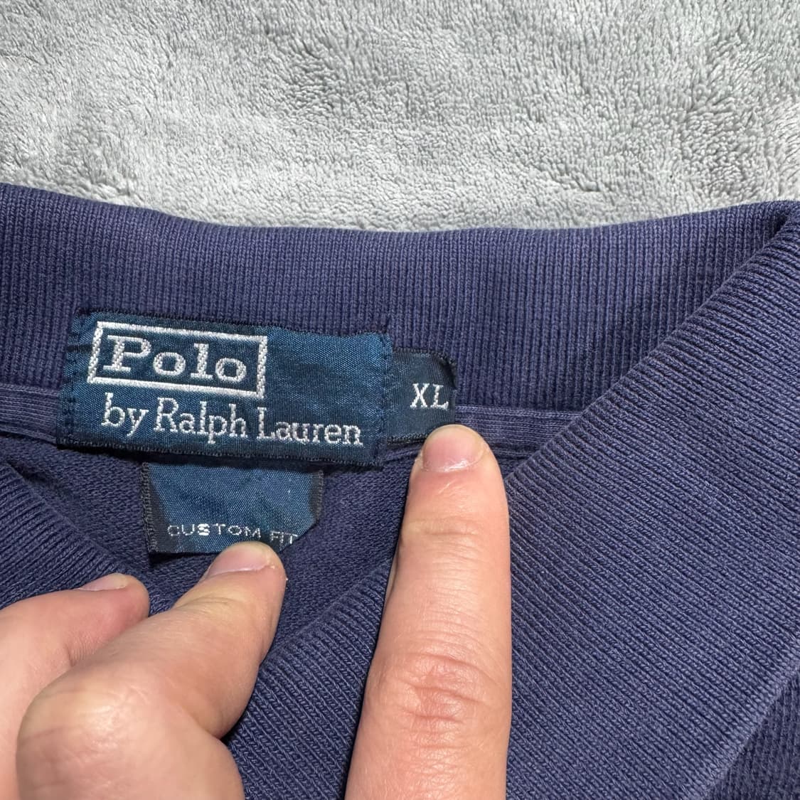폴로 랄프로렌 커스텀핏 반팔 카라티 빅포니  상품이미지4