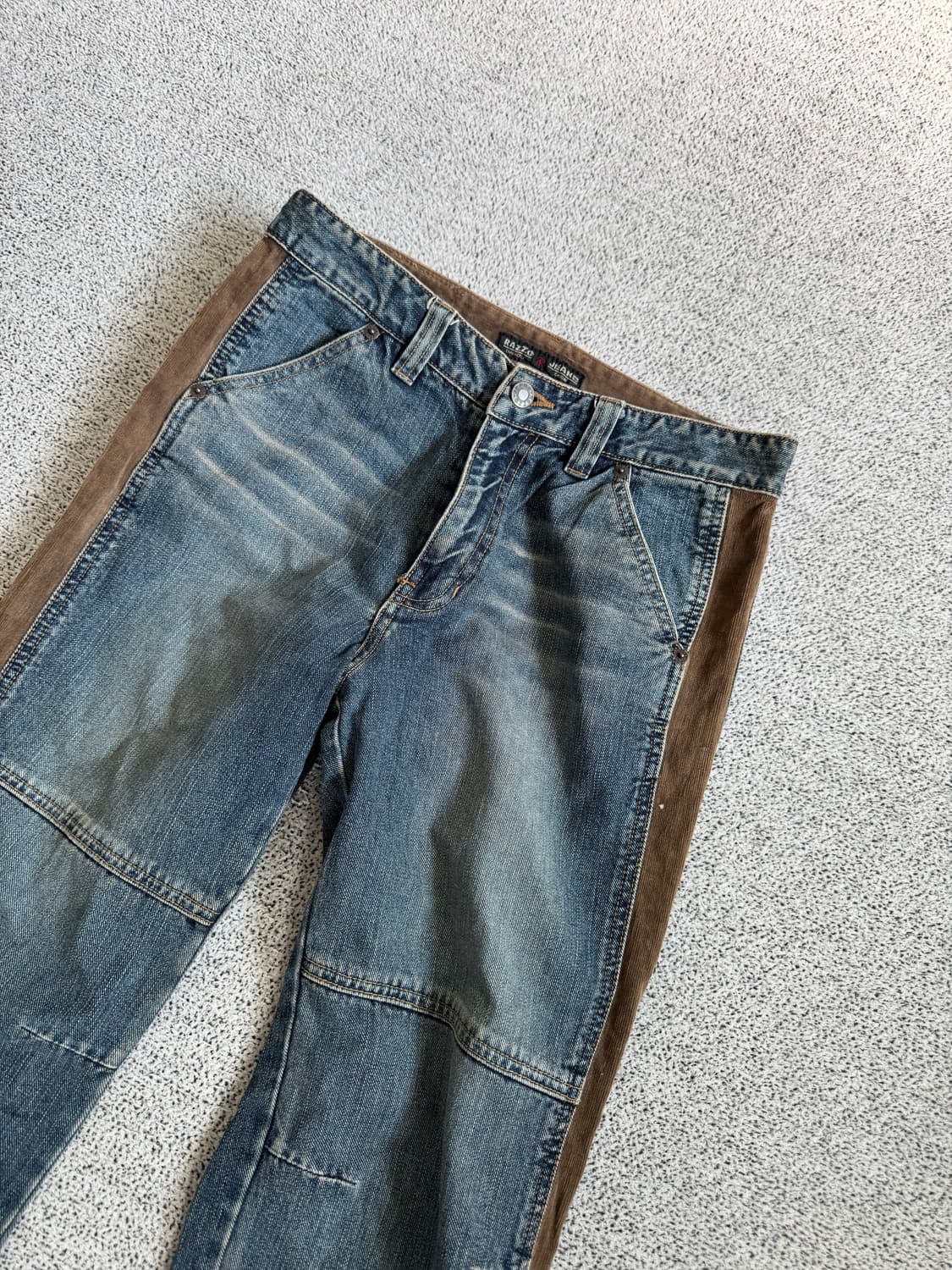 그런지 데님 팬츠 상품이미지8