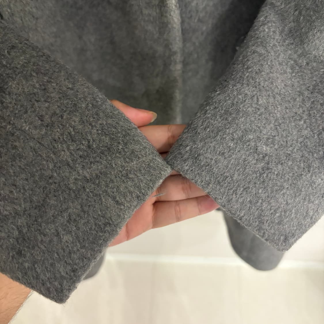 SOOS 후드 폭스 퍼 코트 55 상품이미지5