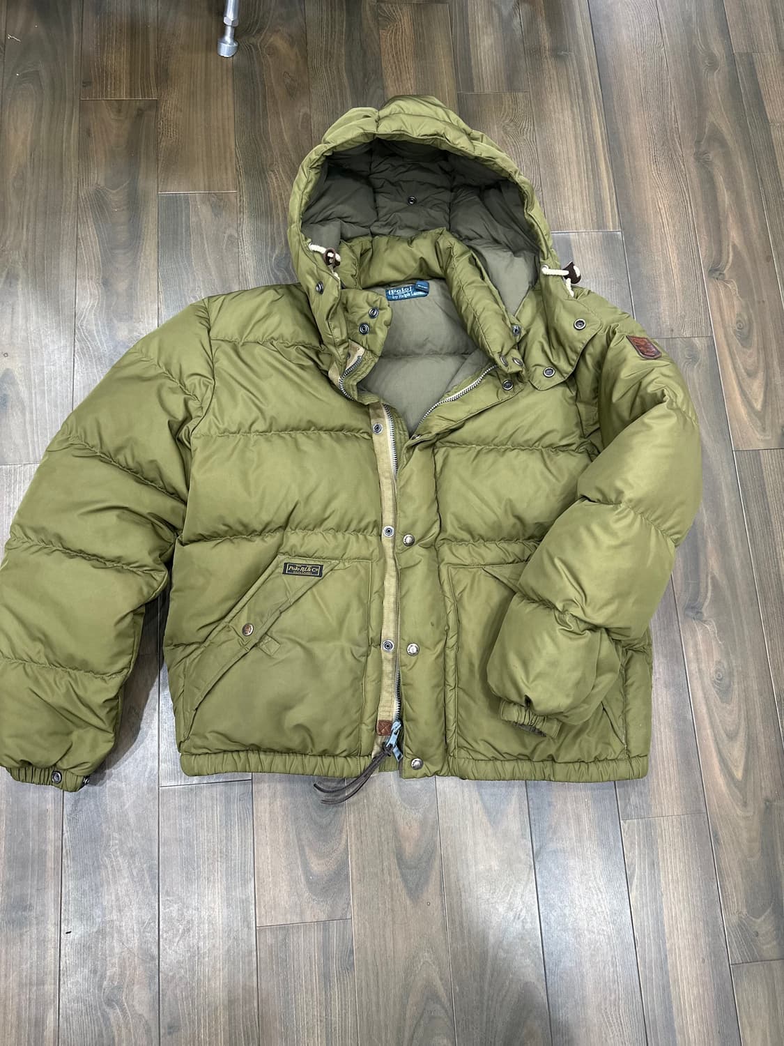 L)폴로 랄프로렌 푸퍼 다운 패딩 올리브카키  상품이미지1