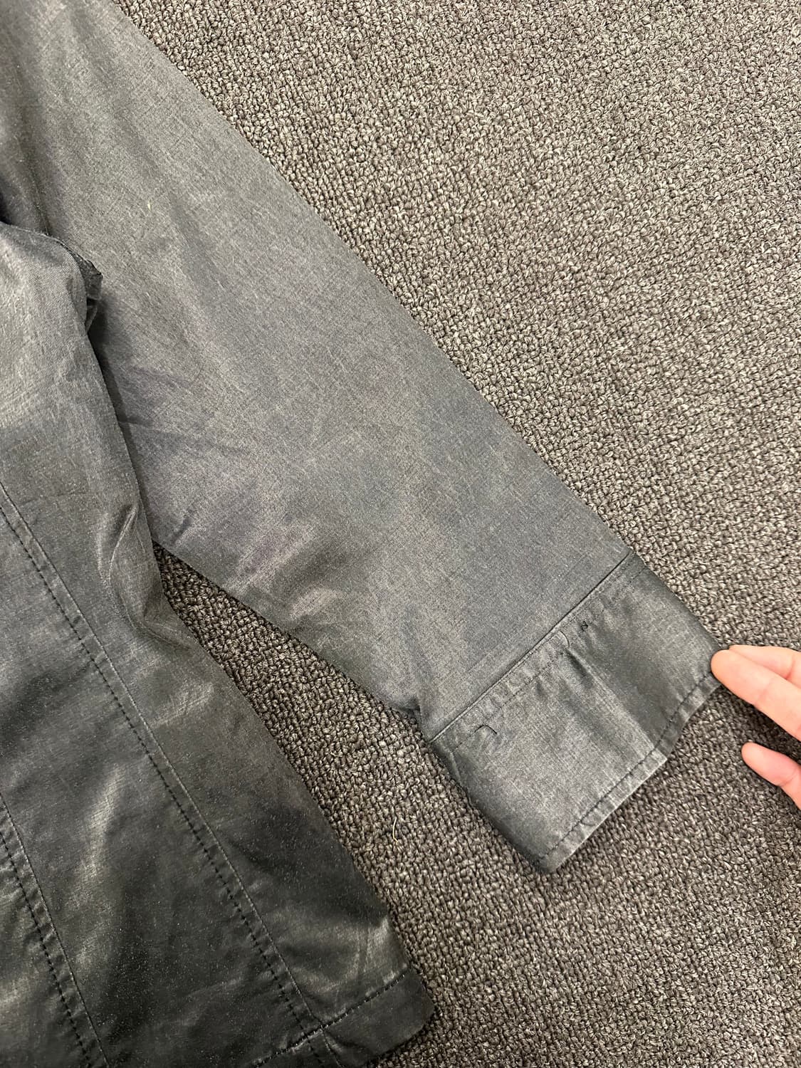 40)Japanese vintage 여성 나일론 트러커 자켓  상품이미지5