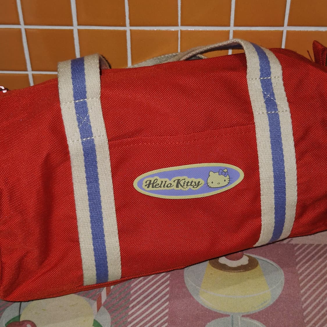 01s 고전 헬로키티 스포티 망치 보스턴백 상품이미지8