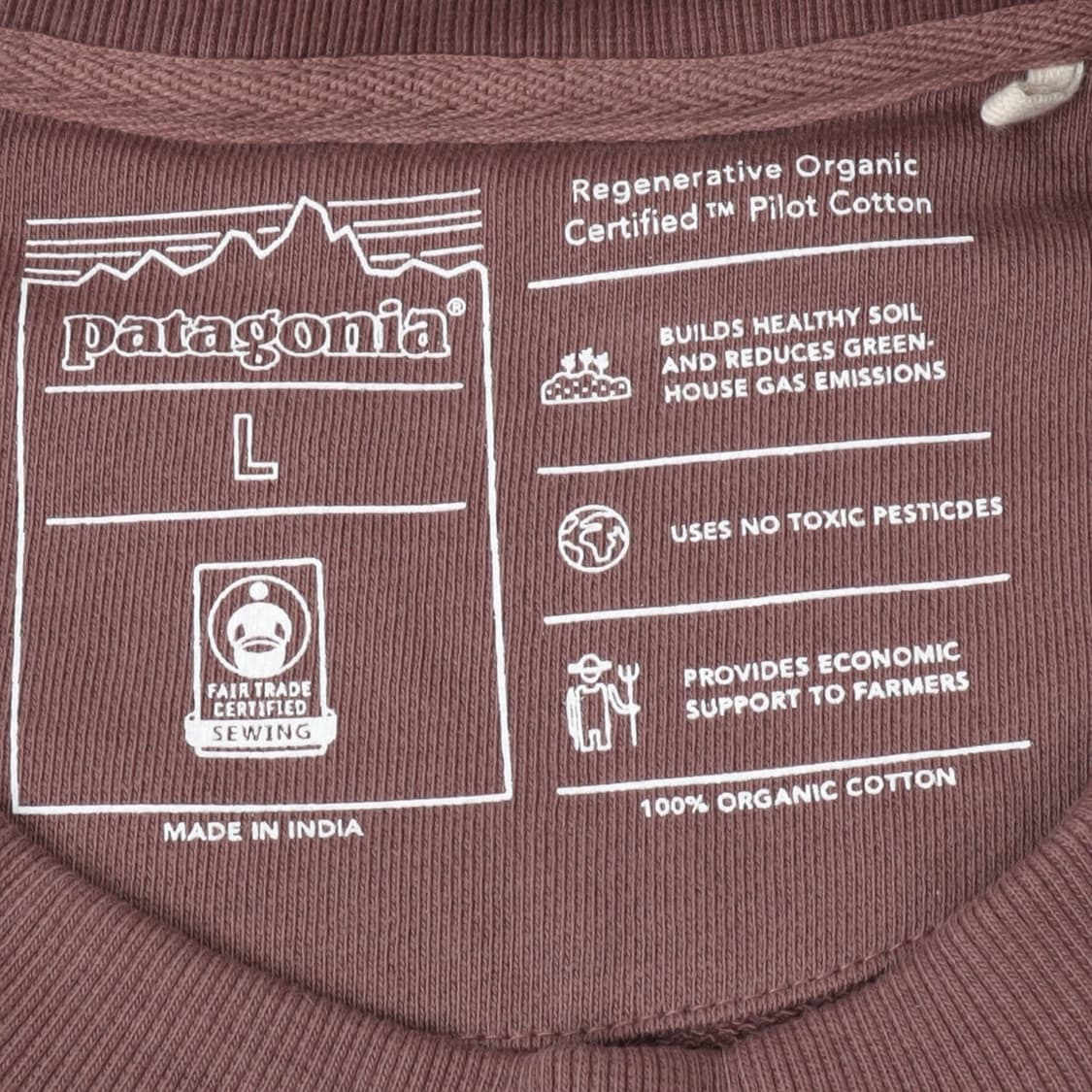 파타고니아 웨이브 로고 크루넥 스웻셔츠 상품이미지8