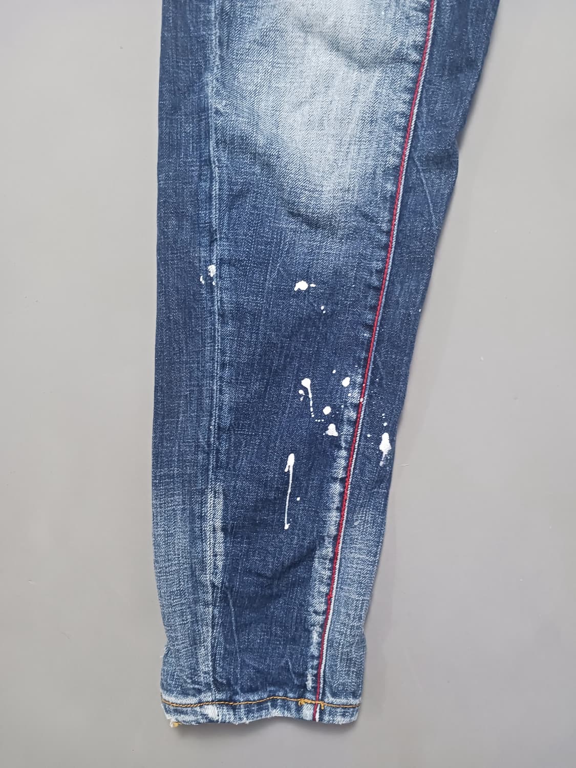 [48] 디스퀘어드2 레드스티치 타이디바이커진 청바지 32 33 상품이미지3