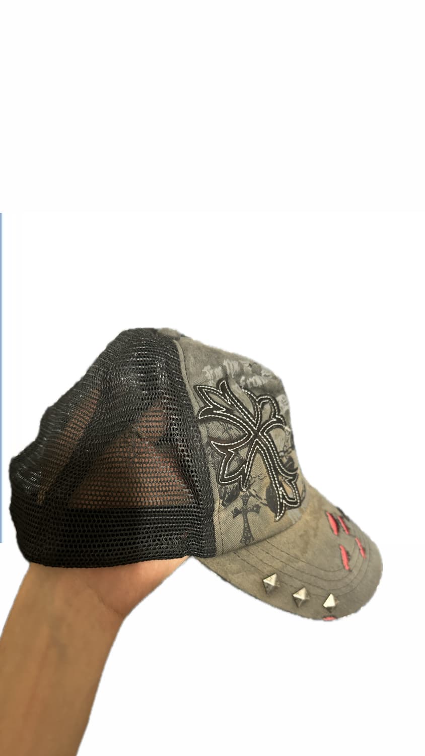 Distressed cross Cap 상품이미지5