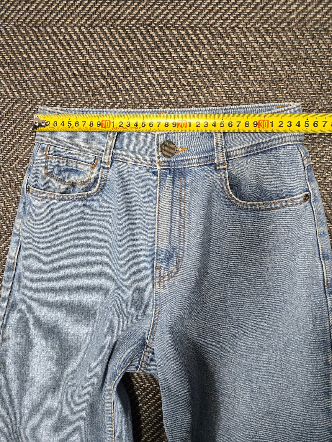 에고이스트 22ss 연청 데님 와이드 팬츠 청바지 상품이미지4