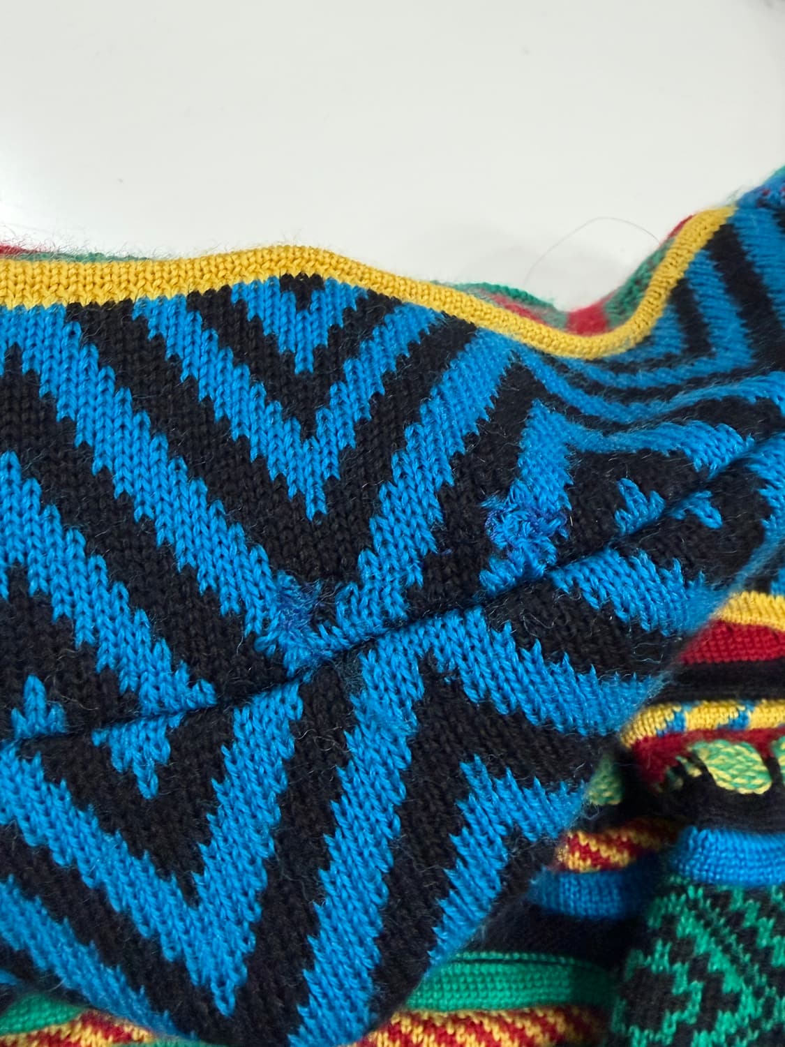 Wool 100% 3D 멀티컬러 vintage knit L 상품이미지10