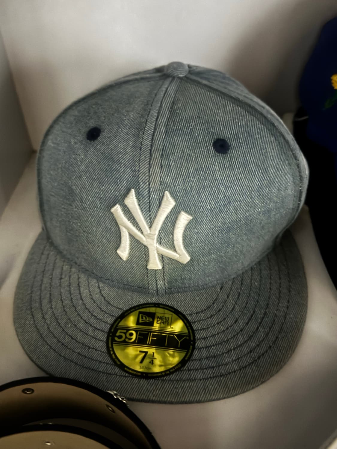 뉴에라 뉴욕 양키스 스노우 워싱 데님 상품이미지2