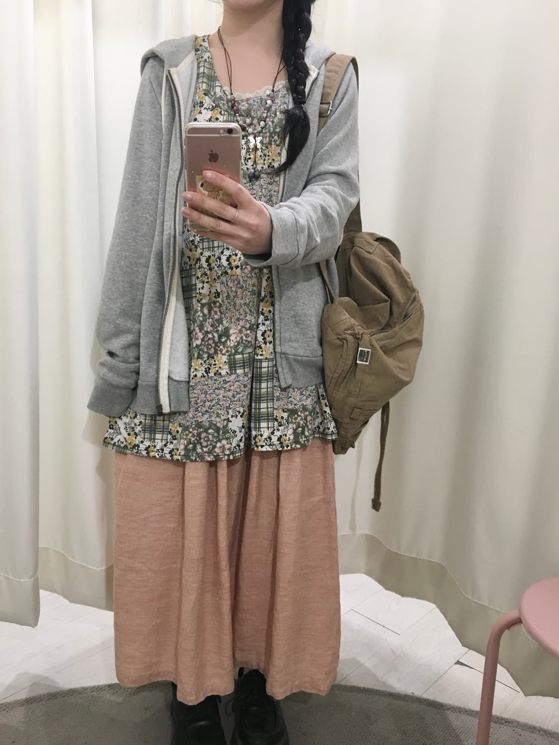 살구 스커트 상품이미지6