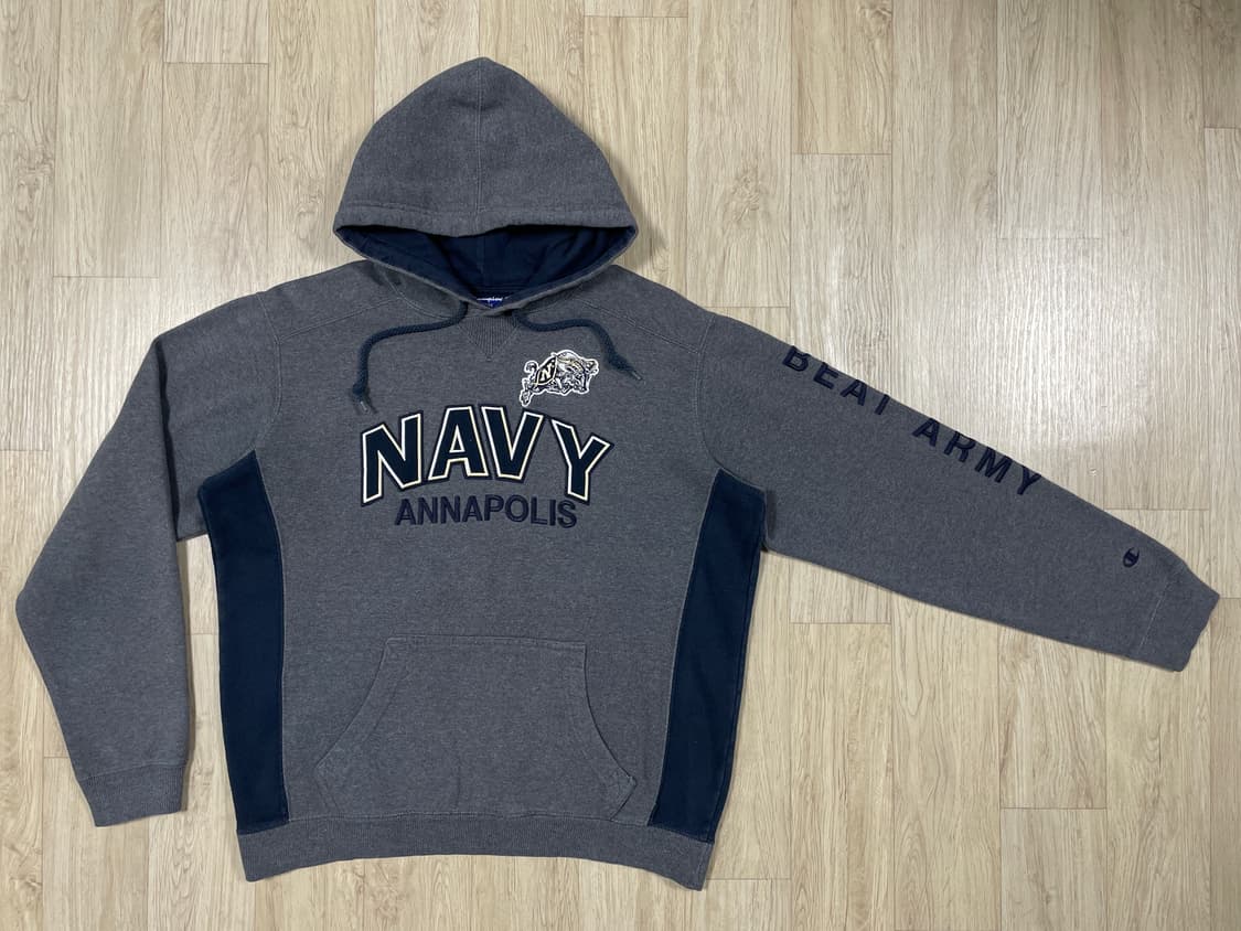 100~105) 챔피온 미군 미해군 빅로고 후드티 상품이미지2