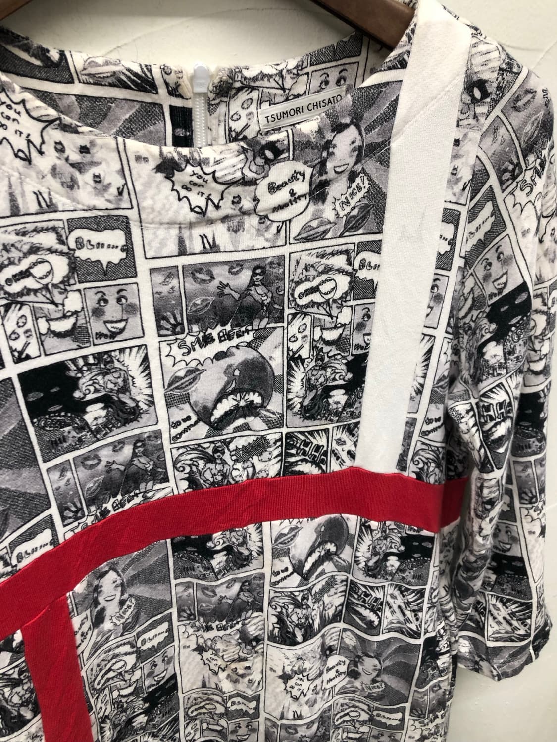 츠모리 치사코 코믹스 프린트 원피스(샘플) 상품이미지4