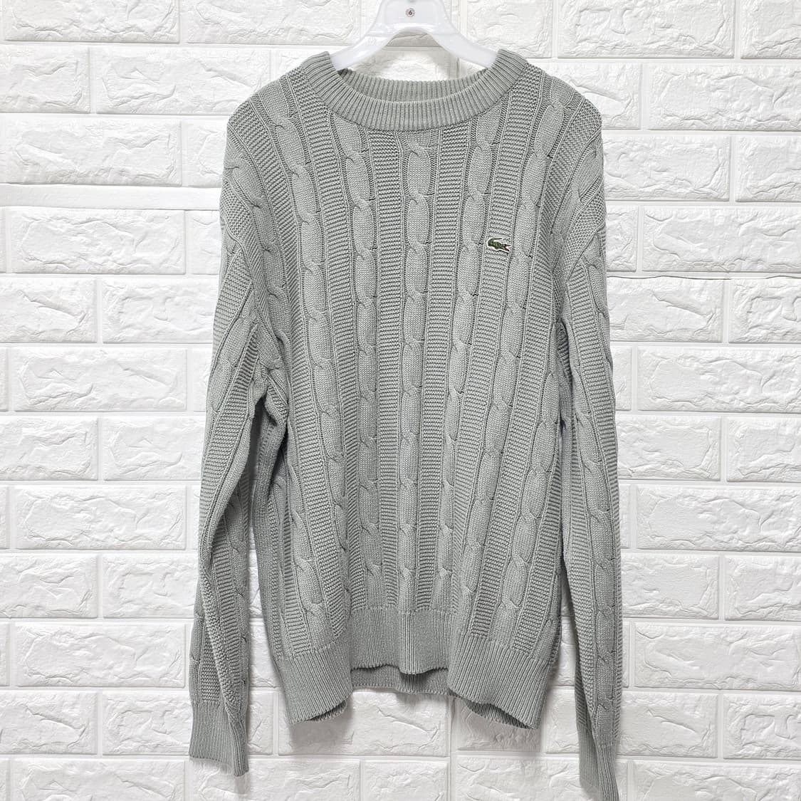 택포// 라코스테 남성 케이블 니트 XL 상품이미지1