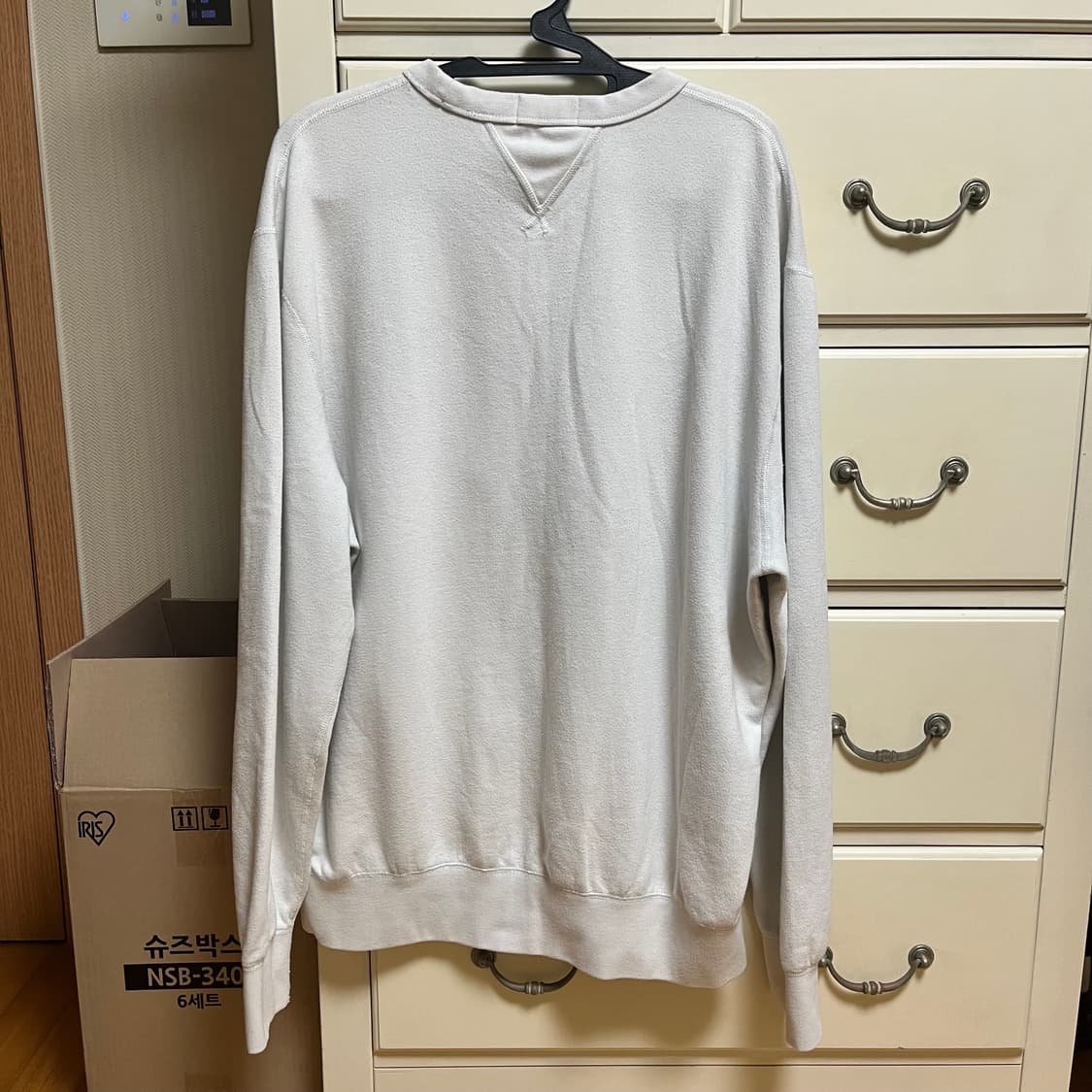 [XL] 폴로 아이보리 맨투맨 상품이미지2