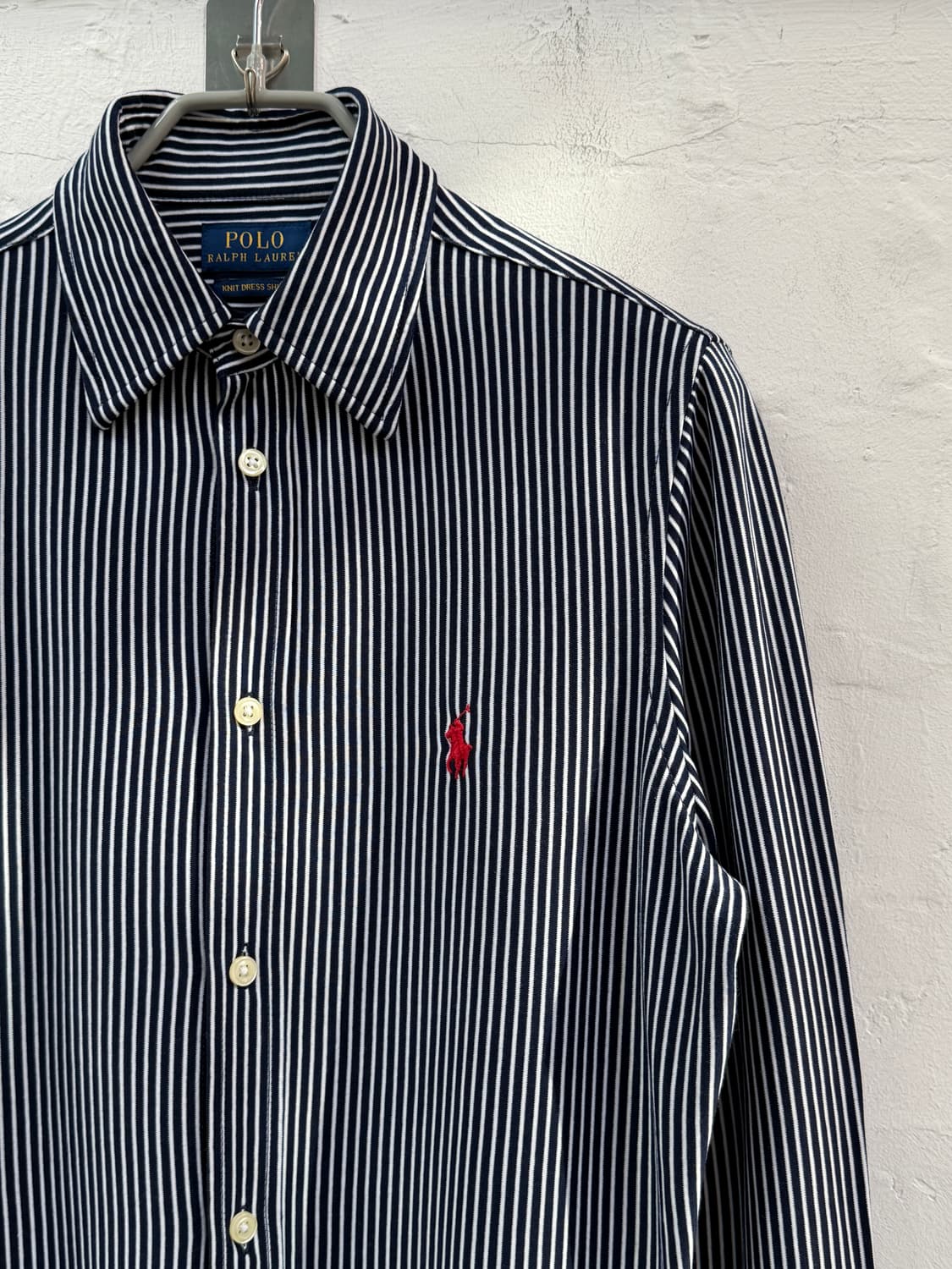 Polo Ralph Lauren 스트라이프 니트 드레스 셔츠 S 상품이미지3