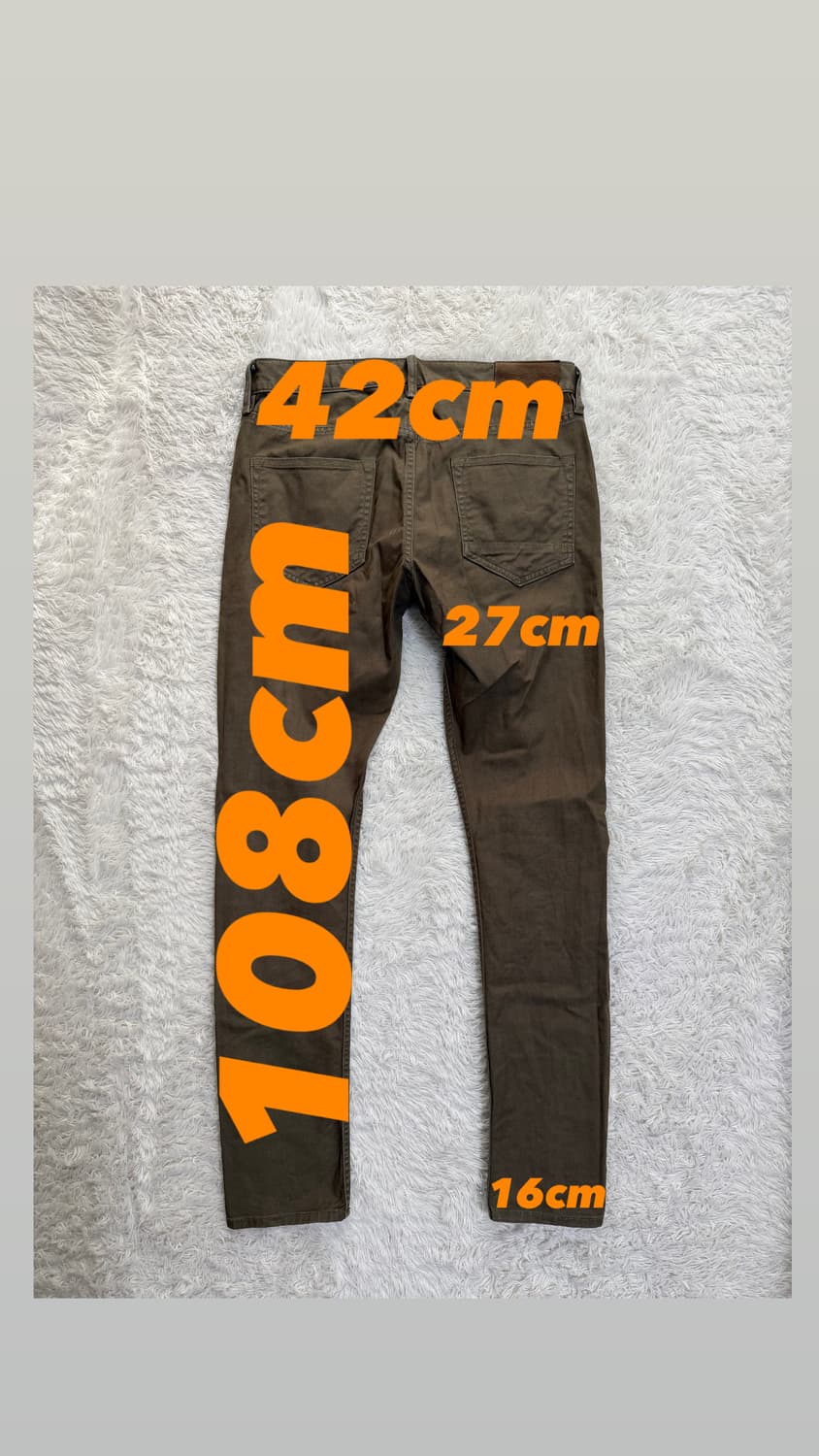 올세인츠 Cigarette 핏 남성 바지 W30 상품이미지2