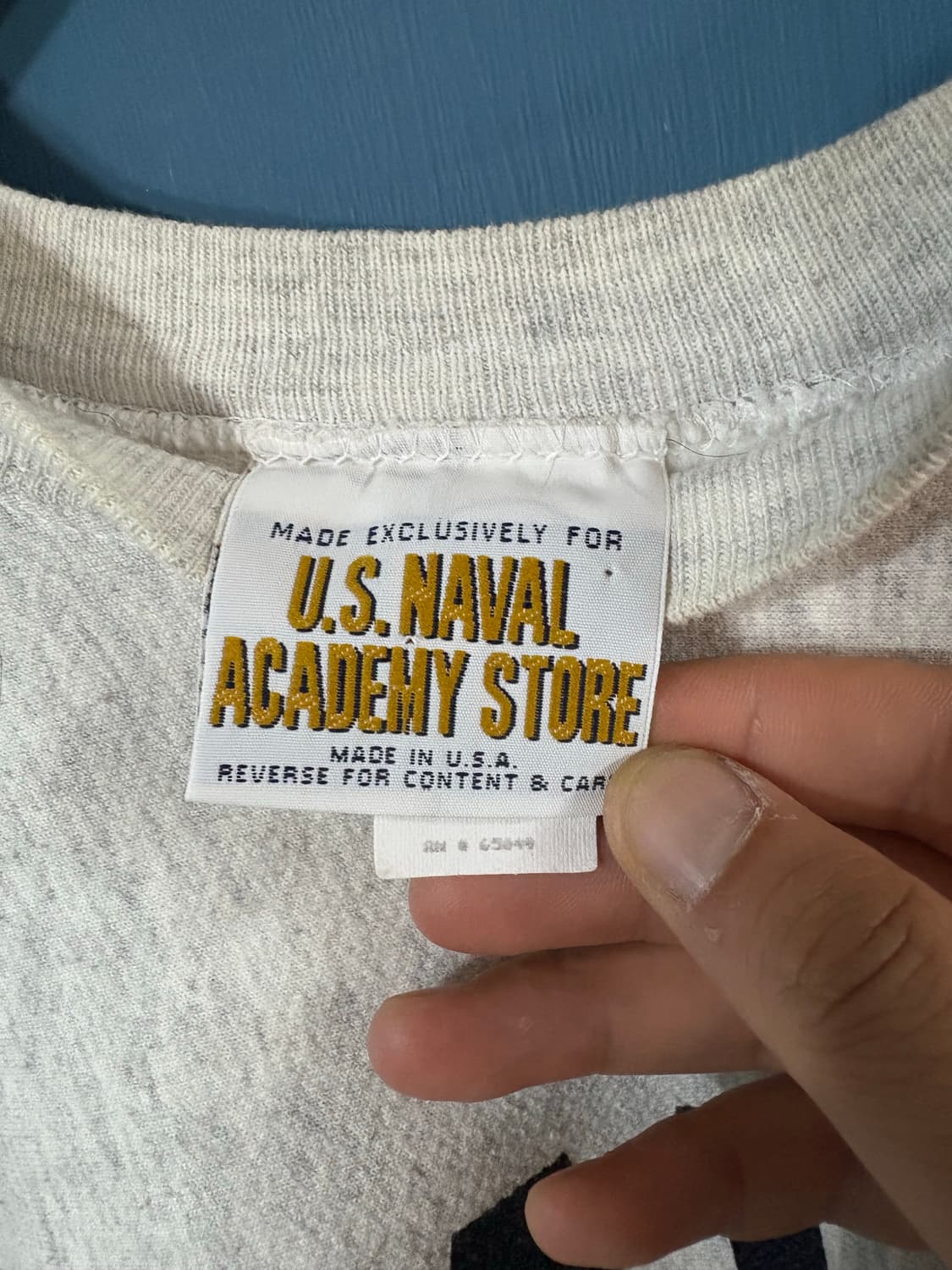 90‘s U.S Naval Academy Store Navy  R/W 상품이미지3
