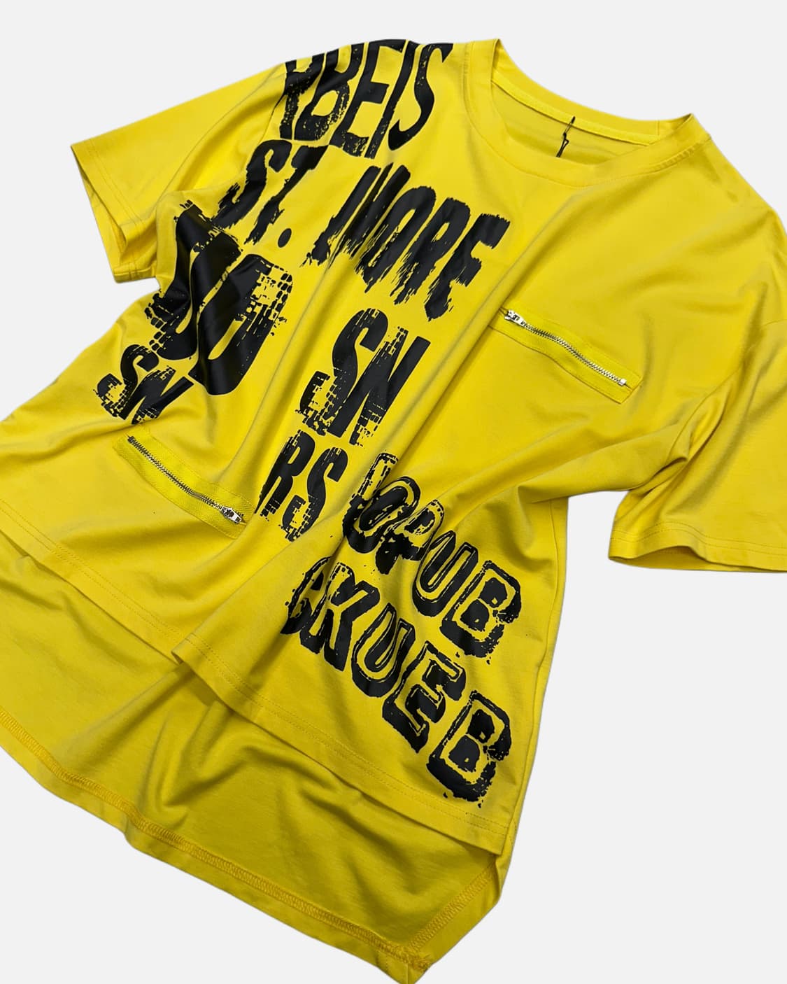 SALT SUGAR kitsch punk yellow t 상품이미지3