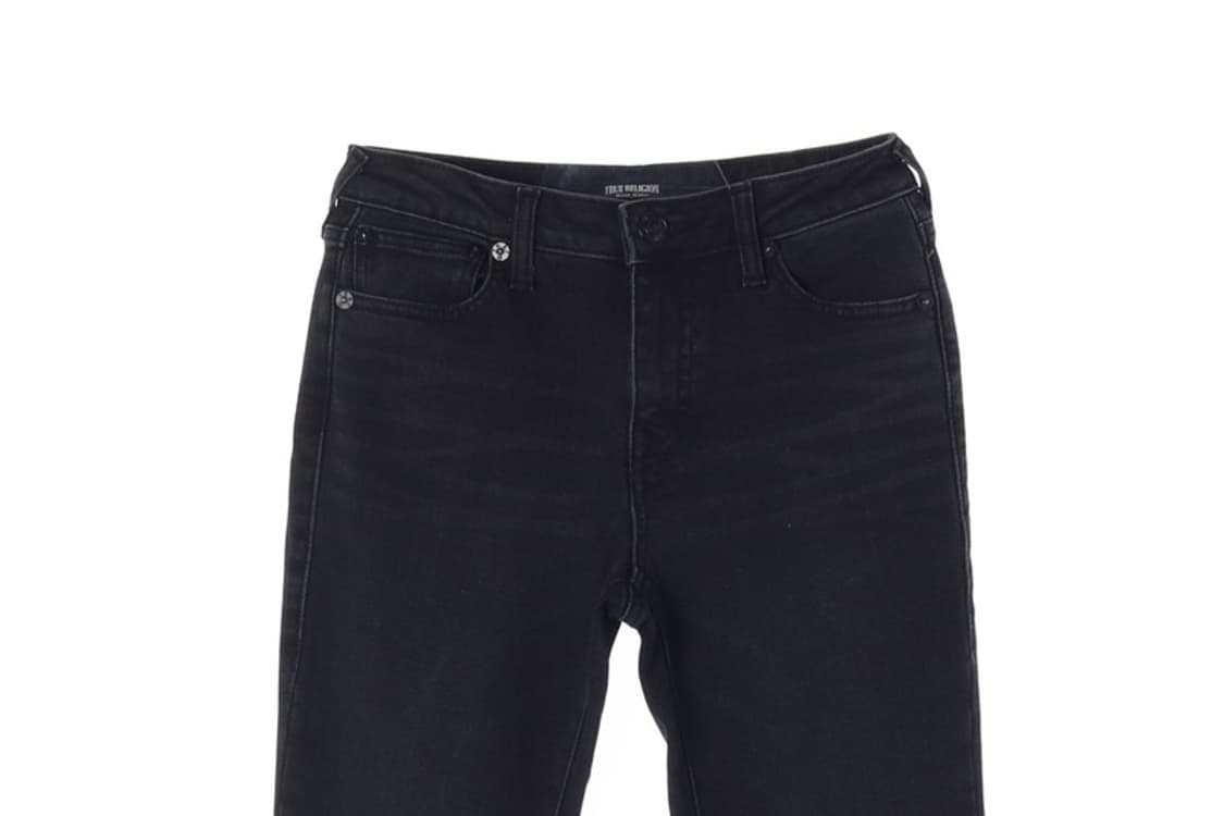 트루릴리젼 블랙 컷팅 데님 팬츠 27 상품이미지3