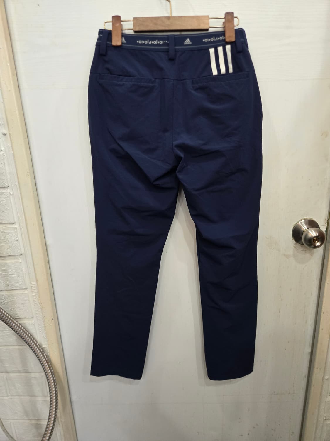 실측사이즈 허리27)) adidas 아디다스 바지! 네이비 색상! 상품이미지3