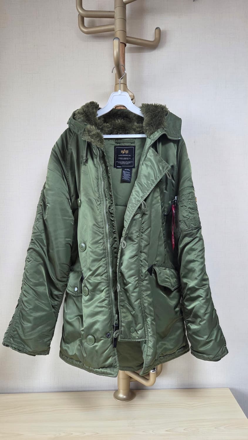 알파인더스트리 N-3B 카키 자켓 상품이미지1