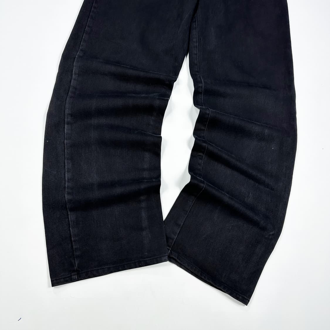 퀵실버 올드스쿨 흑청 블랙진 와이드 데님팬츠 (30인치) 상품이미지5