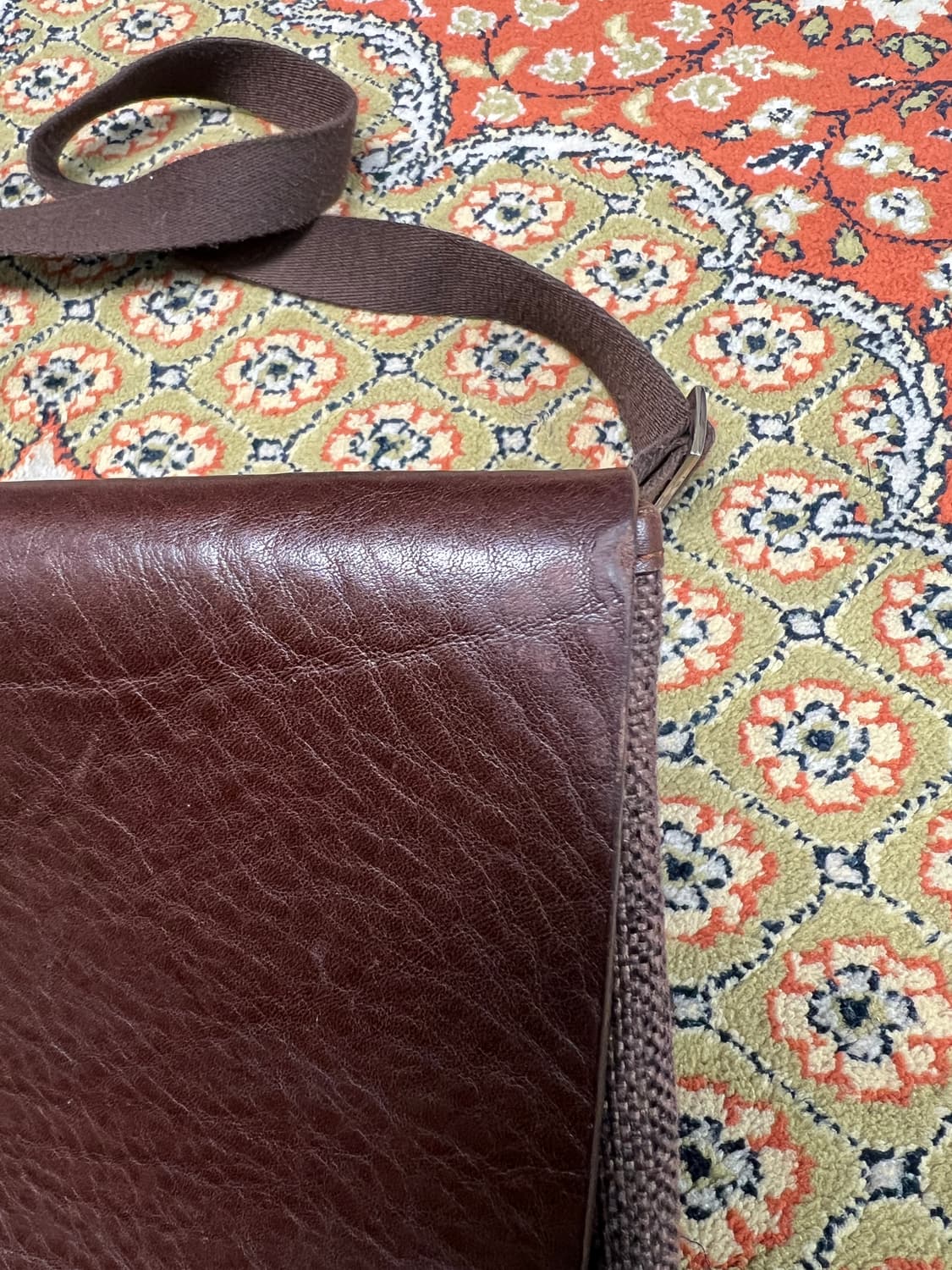 [FREE] 헤비츠(Hevitz) 가죽 캔버스 콤비 숄더백 상품이미지7