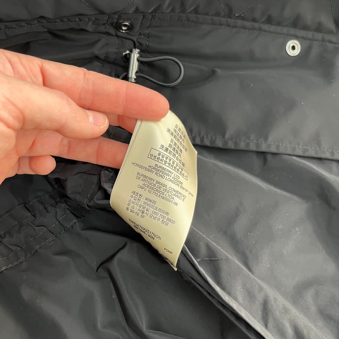 버버리브릿 우먼 나일론 바람막이 S 상품이미지8