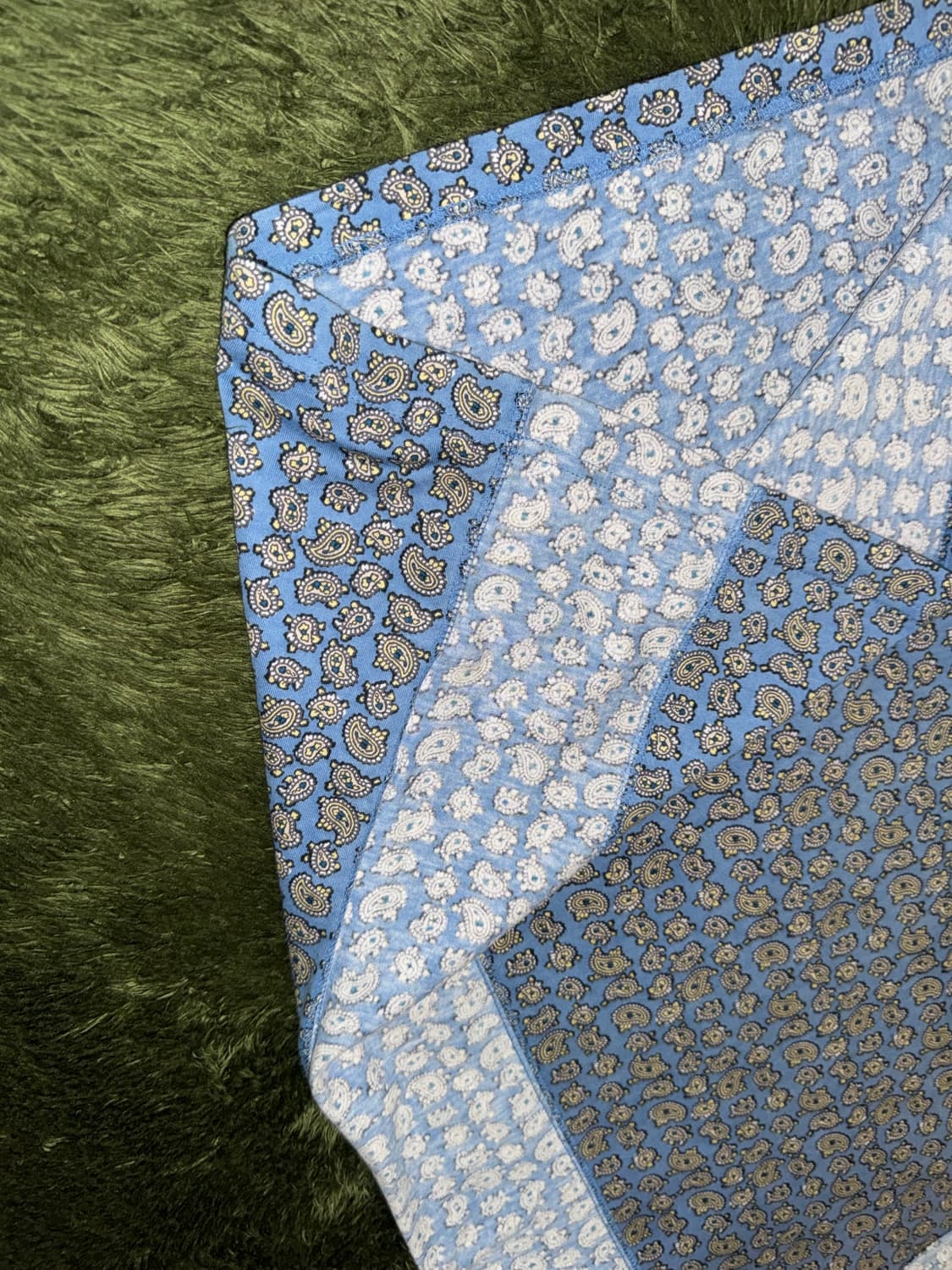 [M] 08ss 준야 와타나베 꼼데가르송 페이즐리 패널 티셔츠 상품이미지7