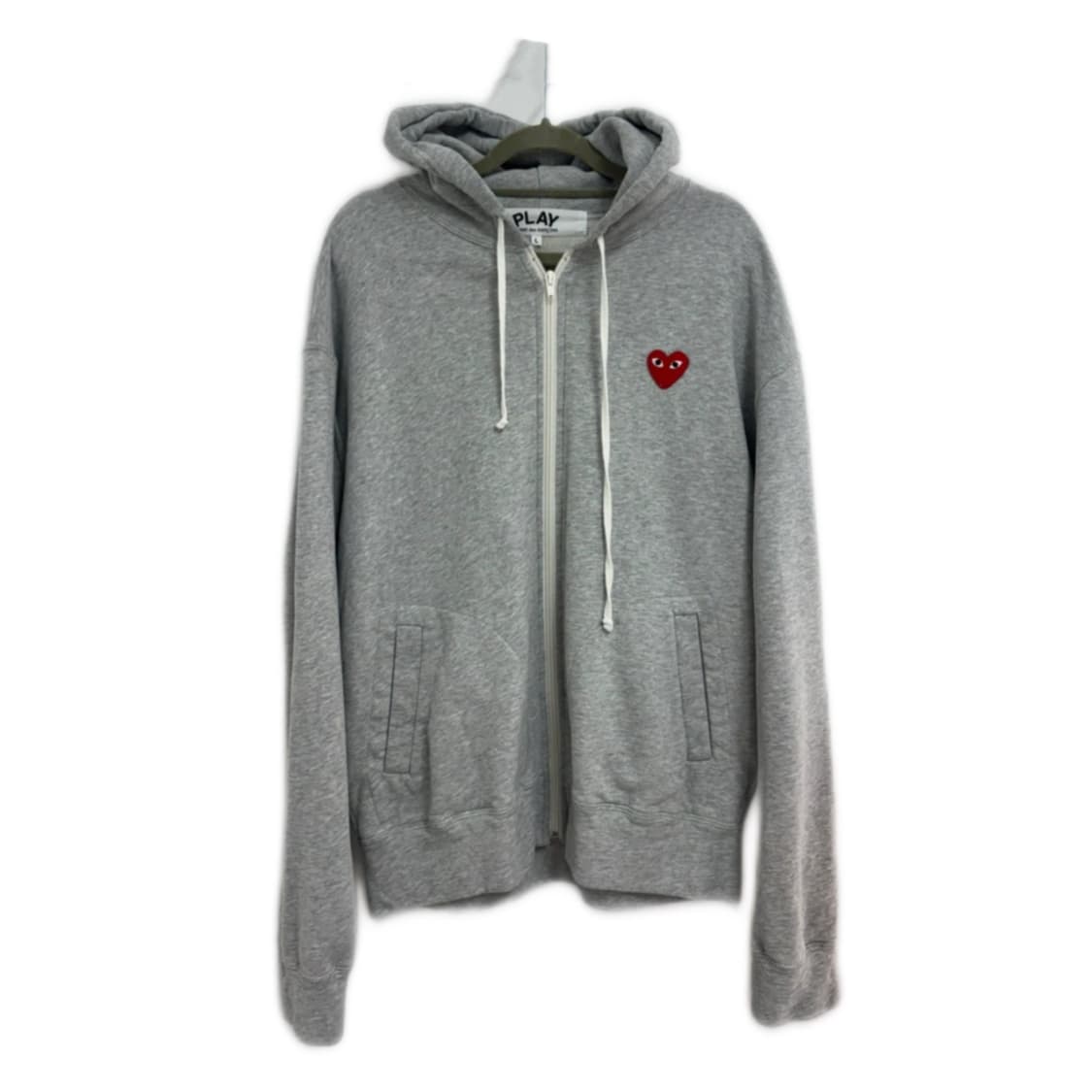❤️꼼데가르송 하트와펜 그레이 후드집업❤️ 상품이미지1