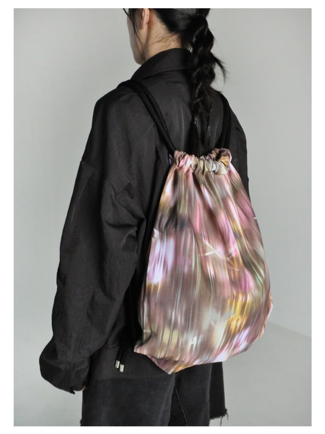 Rysm 리즘  Eco flower string bag - brown 상품이미지3