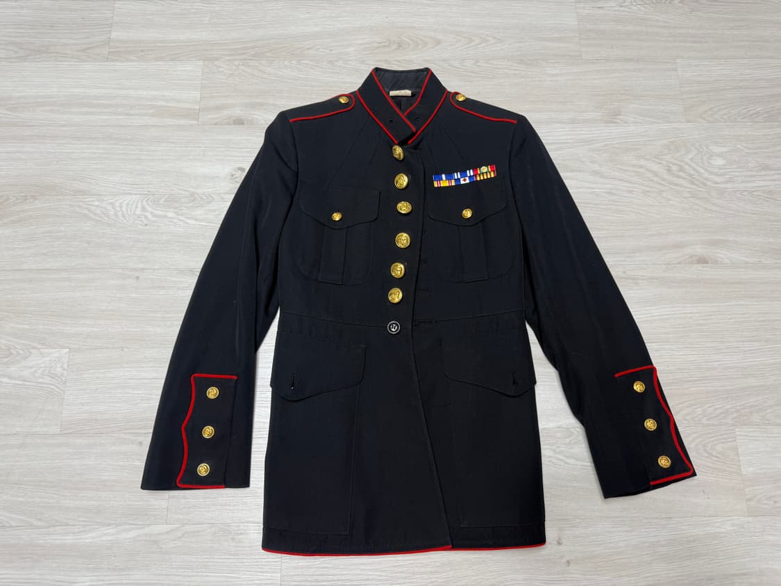 [XS] USMC 블루드레스 미 해병 정복 나폴레옹 자켓 상품이미지3