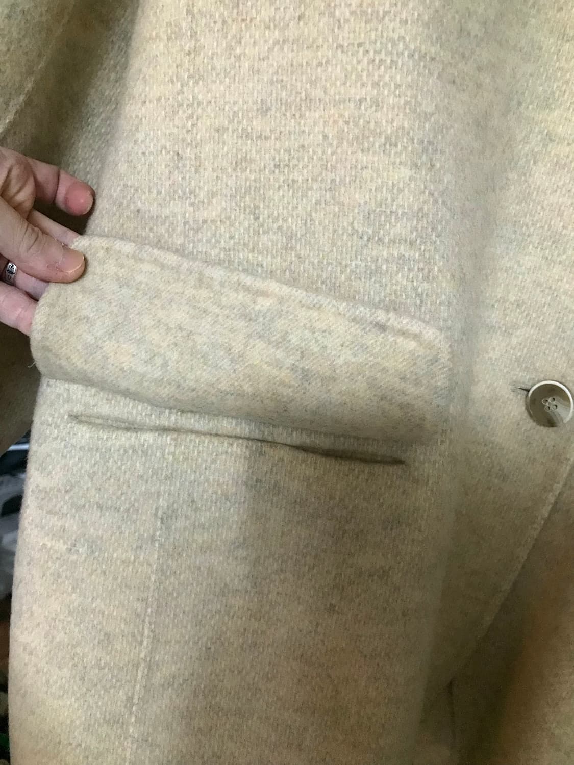 비이커 beaker 남성용 울자켓 새상품 상품이미지4