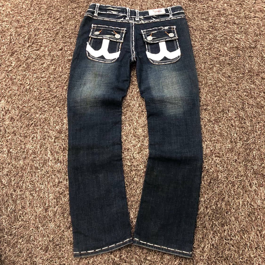 라구나비치 USA 스티치 워싱 데님 팬츠 상품이미지1