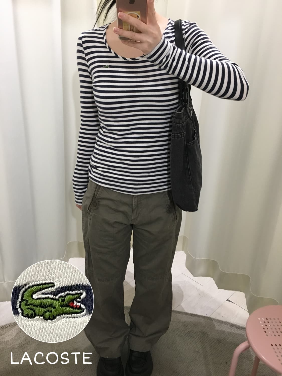 lacoste stripe long sleeve 상품이미지1