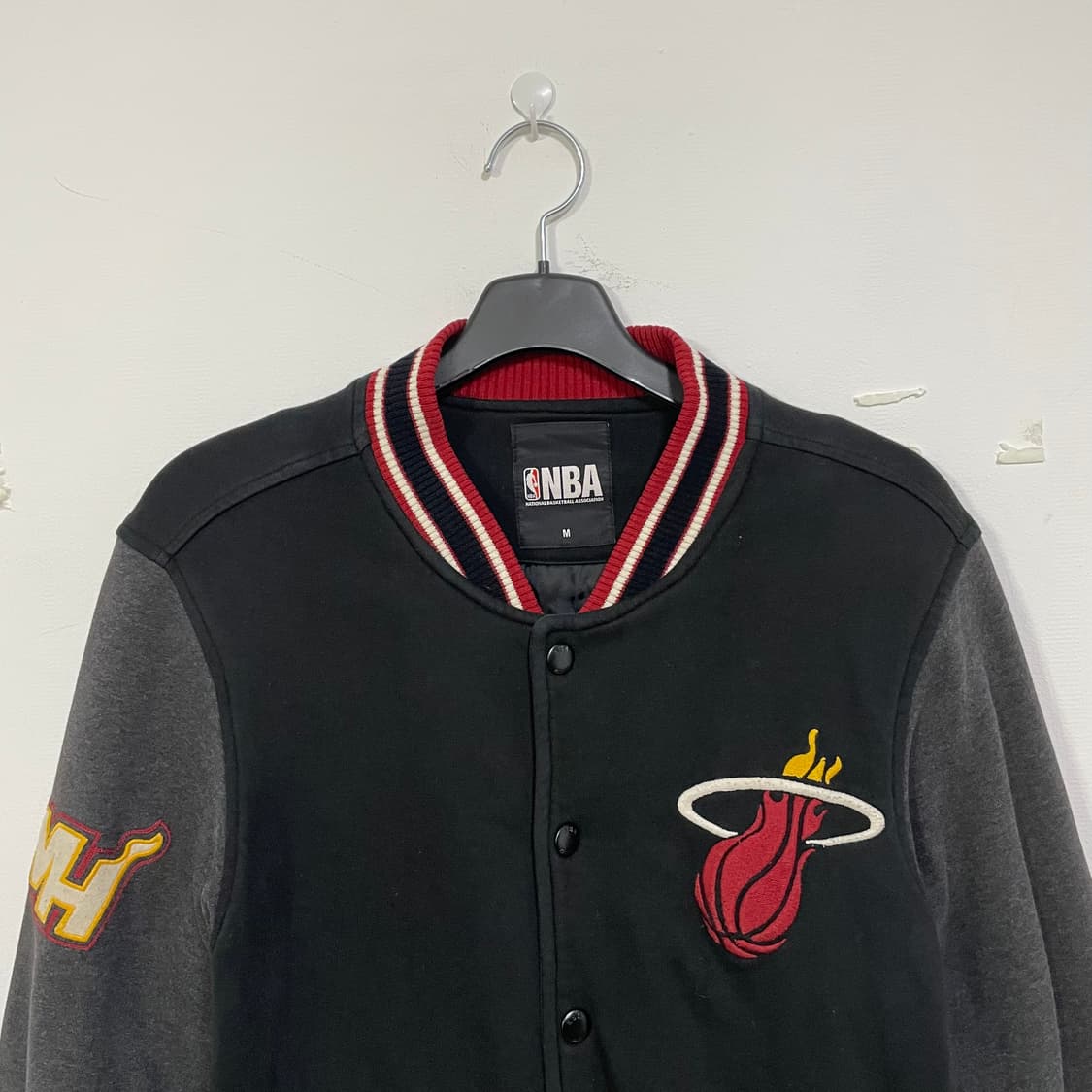 NBA 마이애미 히트 바시티 자켓 상품이미지3