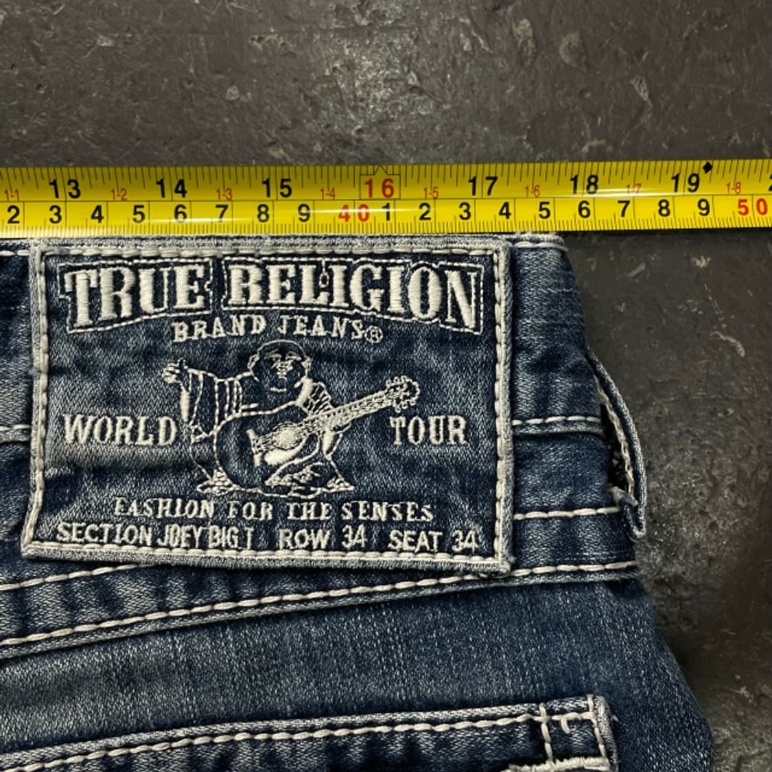 34 트루릴리전 섹션 조이 빅 부츠컷 팬츠 상품이미지8