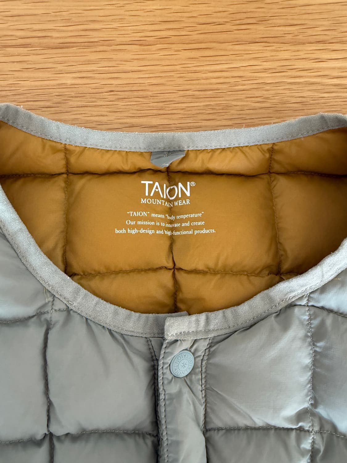 타이온(TAION) 퀼팅 다운 경량 패딩 상품이미지8