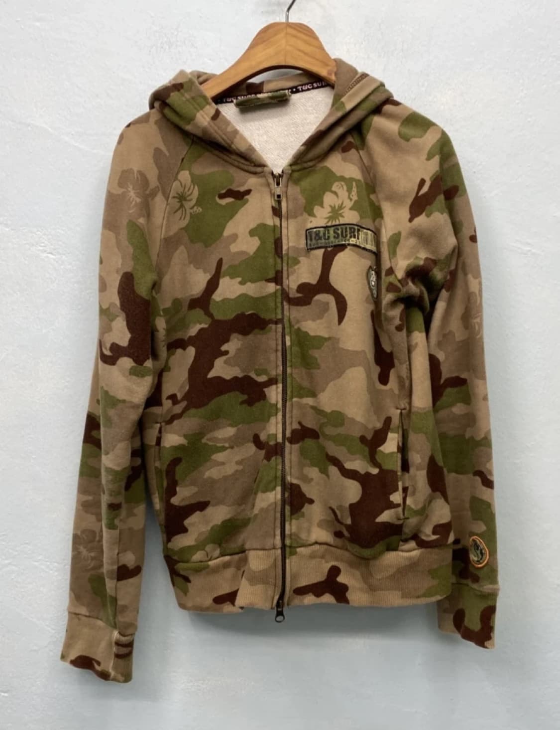 T&c Surf Designs khaki 카모 후드집업 상품이미지4