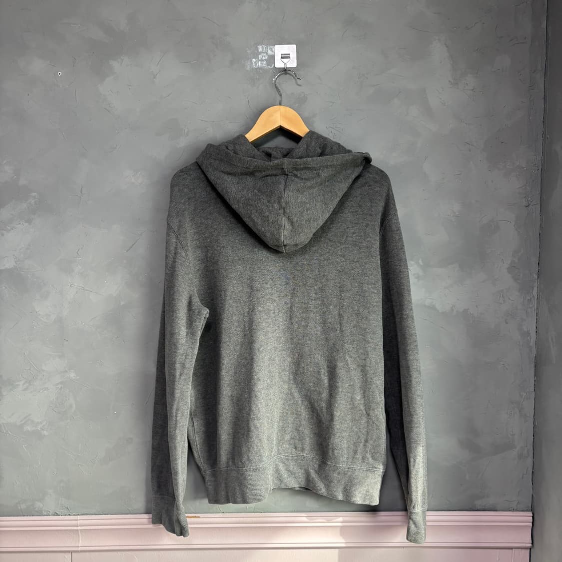 폴로 랄프로렌 투웨이 니트 후드집업 그레이 상품이미지5